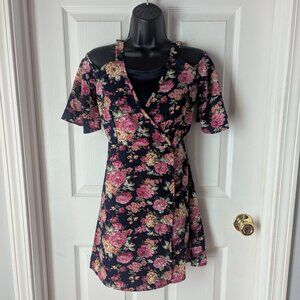 NWT Monteau girls floral dress - 12 (L)